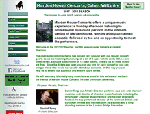 Tablet Screenshot of mardenhouseconcerts.co.uk